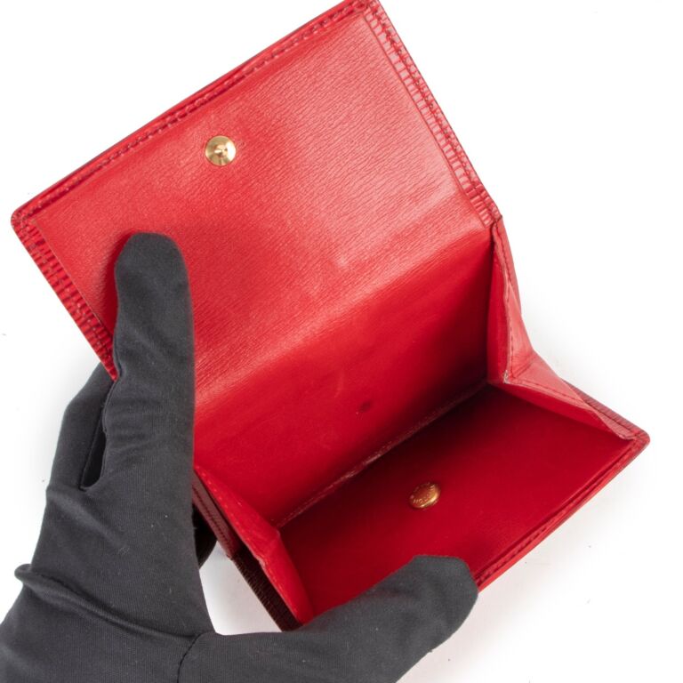 Louis Vuitton epi red leather French Purse wallet – My Girlfriend's  Wardrobe LLC