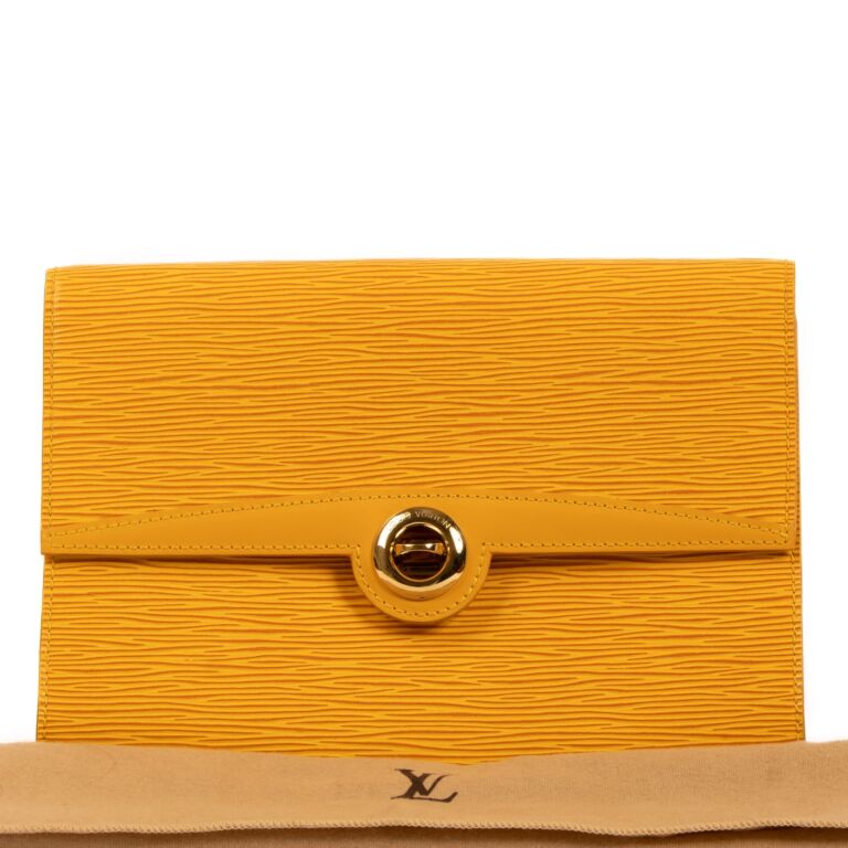 LOUIS VUITTON Epi Pochette Accessoires Pouch Yellow M5264A LV Auth yk2533  Leather ref.431953 - Joli Closet