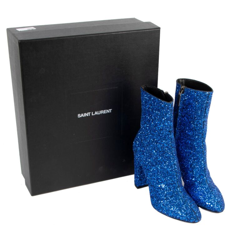 Yves saint laurent boots glitter top