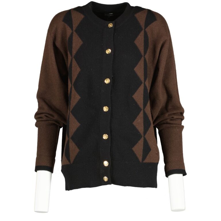 Chanel on sale vintage cardigan