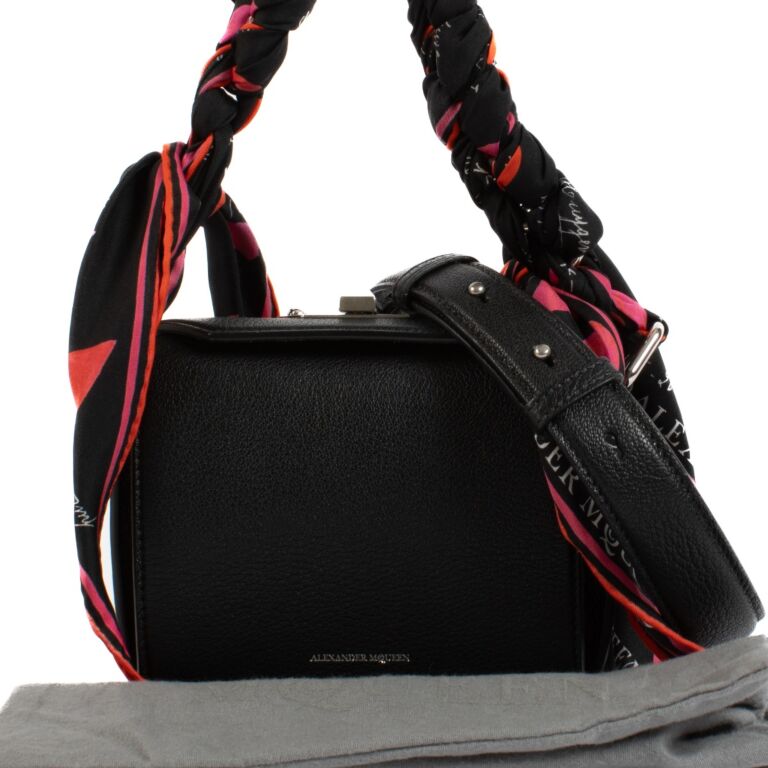 メーカー 一覧 Alexander McQueen Labellov ○ Bag Scarf Silk 16 Box Black スーツ