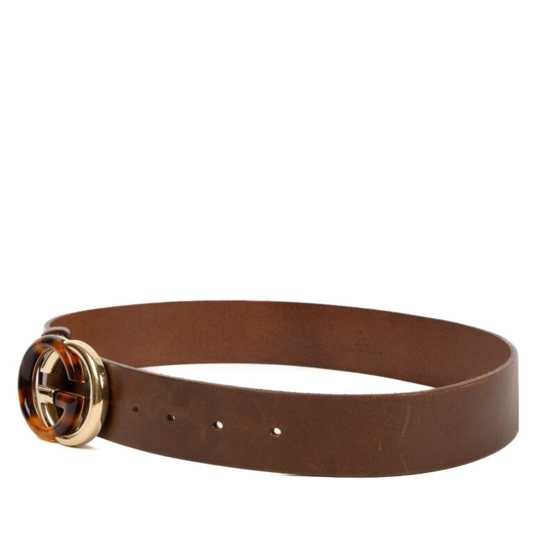 Womens brown sale gucci belt