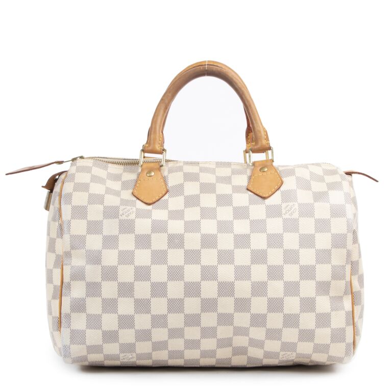 Used louis vuitton DAMIER AZUR 2019 SPEEDY 30 HANDBAGS HANDBAGS / LARGE -  LEATHER