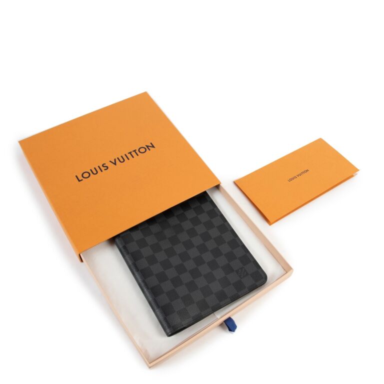 Louis Vuitton Damier Graphite Desk Agenda Cover