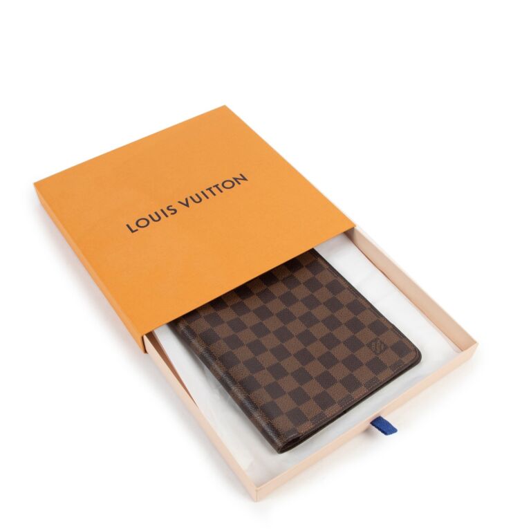 Louis Vuitton Damier Ebene Canvas Desk Agenda Cover ○ Labellov ○ Buy and  Sell Authentic Luxury
