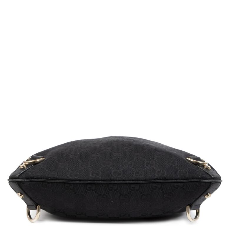 Gucci Black GG Canvas Abbey Crossbody Bag ○ Labellov ○ Buy