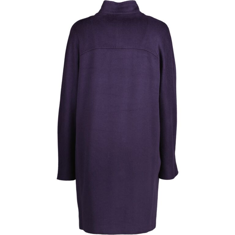 Max mara cheap purple coat