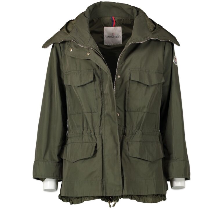 Moncler Khaki Festival Jacket Size 4 Labellov Buy and Sell