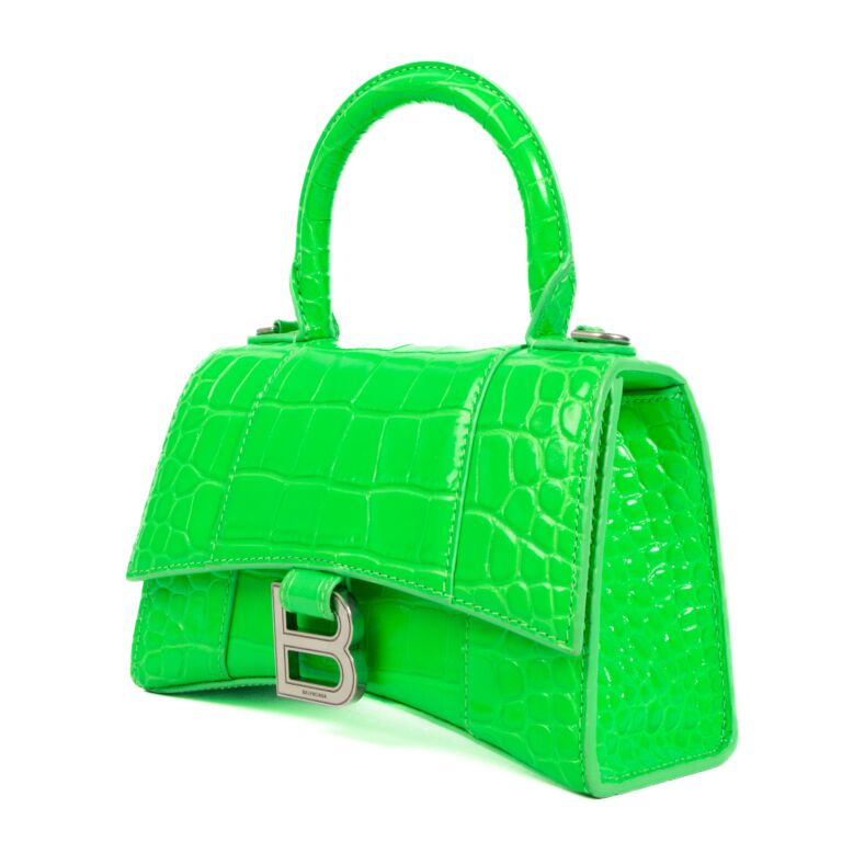 Balenciaga top green hourglass
