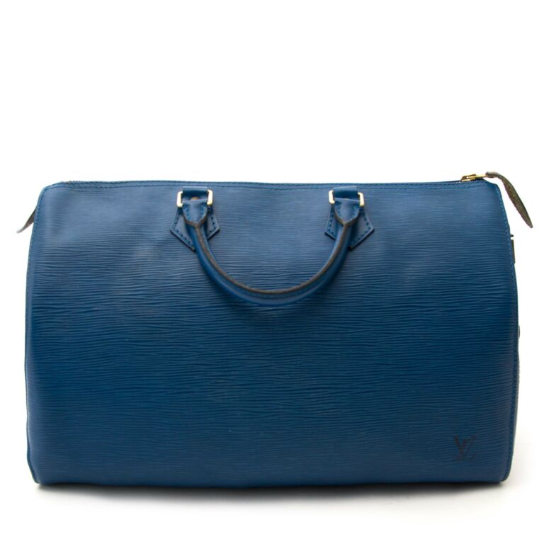 Louis vuitton blue speedy on sale