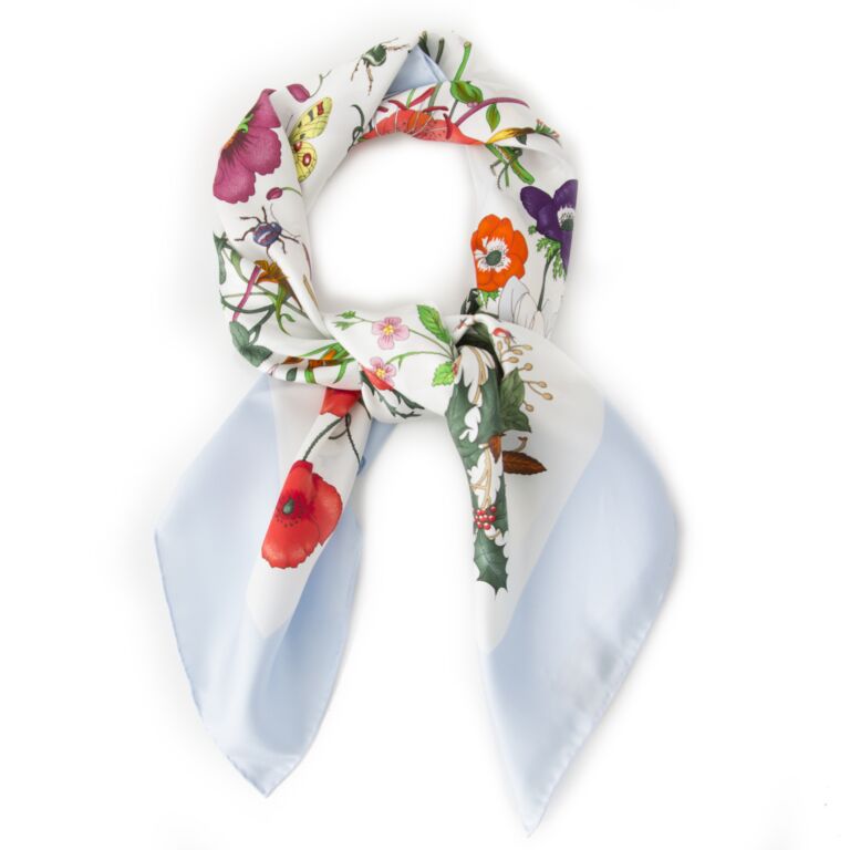 Gucci silk discount scarf sale