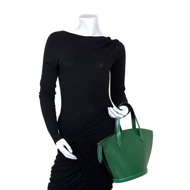 Louis Vuitton Vintage - Epi Saint Jacques PM Bag - Green - Leather