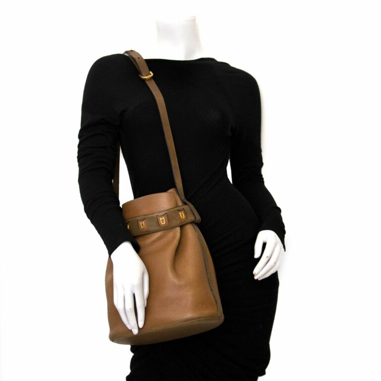 Delvaux - Authenticated Tempête Handbag - Leather Brown Plain for Women, Good Condition