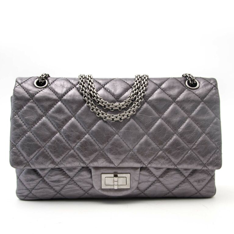 Chanel Metallic Silver  Reissue 277 Flap Bag ○ Labellov ○ Buy and Sell  Authentic Luxury