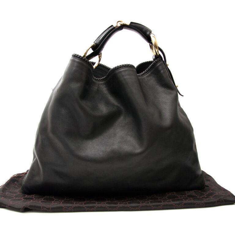 Gucci Horsebit Leather Hobo Bag (SHG-33488) – LuxeDH