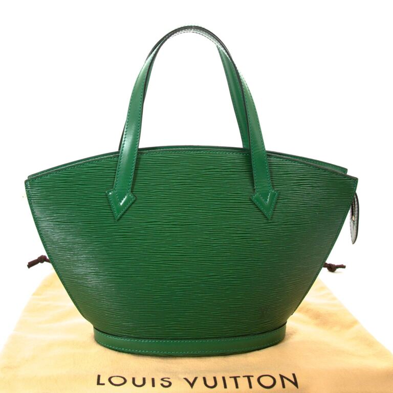 Louis Vuitton, Bags, Customized Authentic Louis Vuitton Saint Jacques Epi  Purse Sage Green Ombr Tote