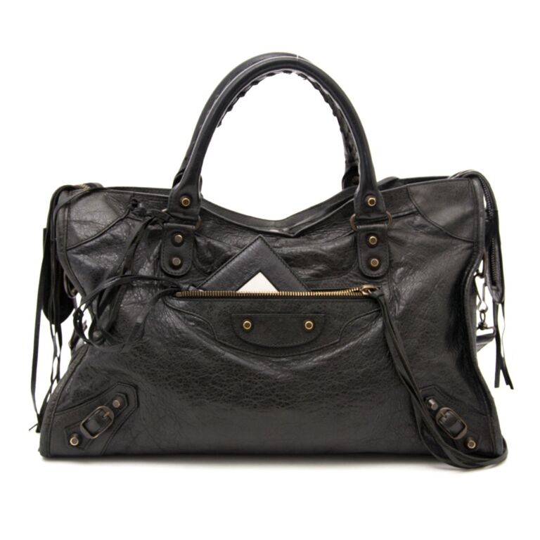 Heritage Vintage: Balenciaga Black Classic City Bag with Giant, Lot #78011, Heritage Auctions