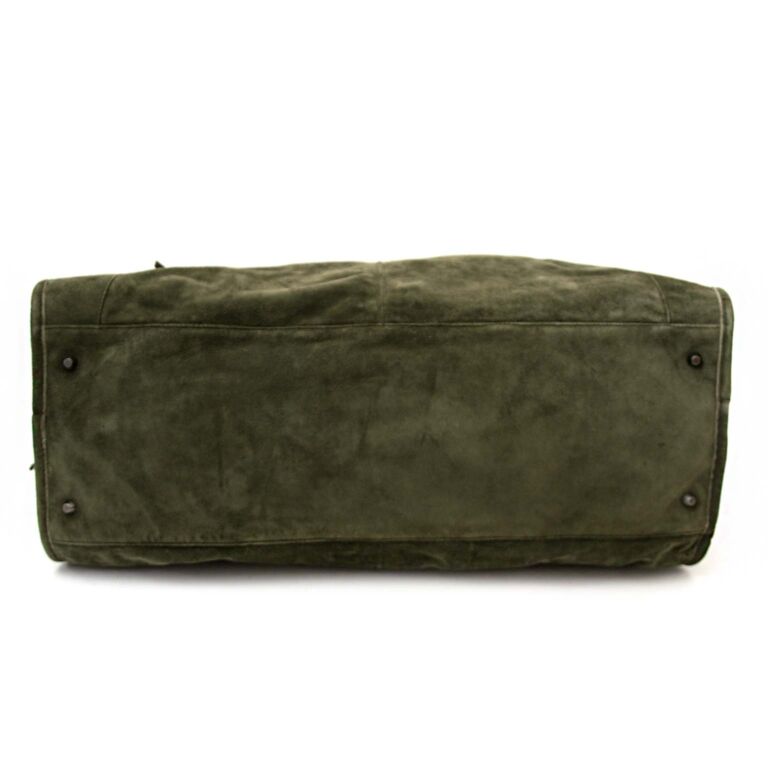 Balenciaga 751017TOVO39020 関税送料込 Balenciaga Khaki Suede City Weekender ○ Labellov ○ Buy and