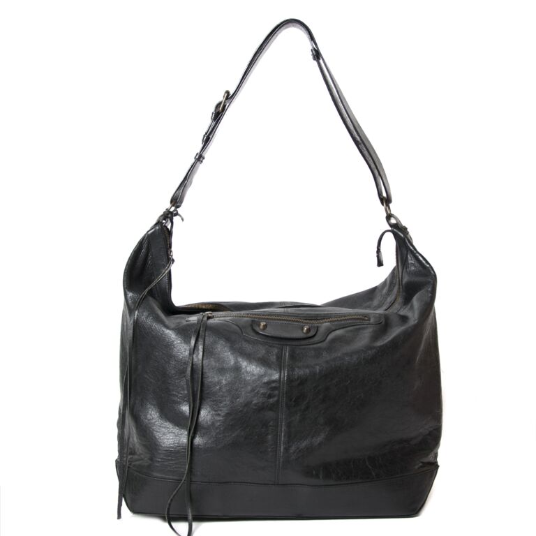 Balenciaga Black Courier Bag Labellov Buy and Sell Authentic