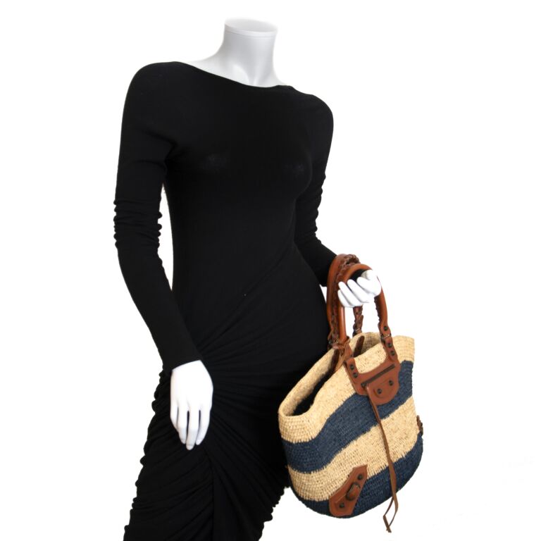 Balenciaga straw 2025 tote
