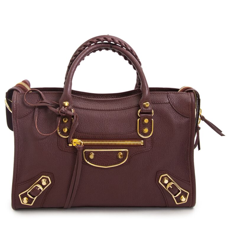 Balenciaga city metallic cheap