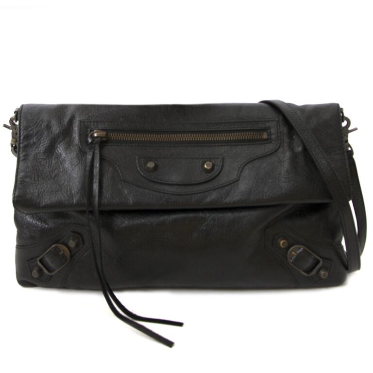 Balenciaga Arena Leather Giant Envelope Clutch ○ Labellov ○ Buy