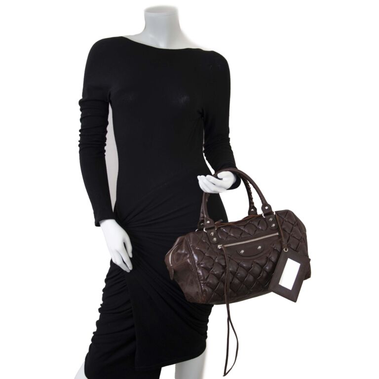 BALENCIAGA Quilted Matelassé City Bag Quilted City Bag, Balenciaga - Designer Exchange | Buy Sell