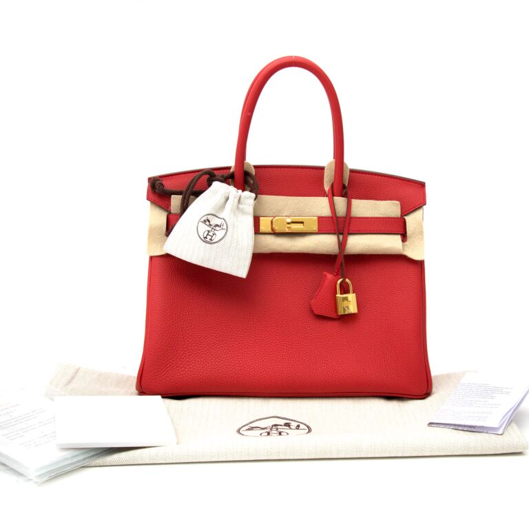 Hermès Geranium Togo Birkin 35 GHW, myGemma, SG