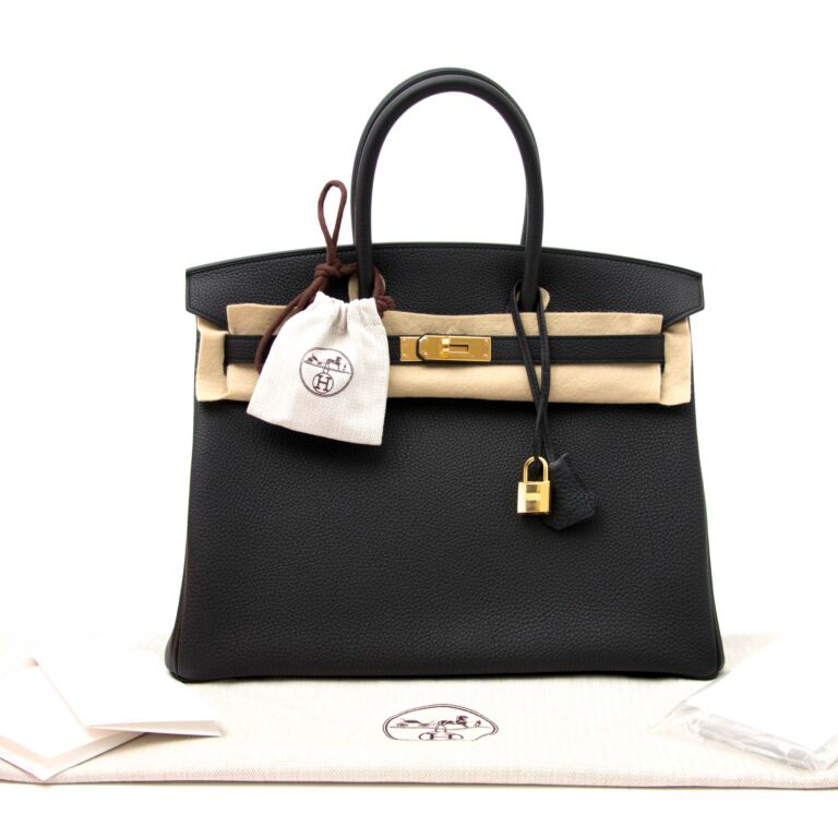 Birkin 35 Togo Black GHW