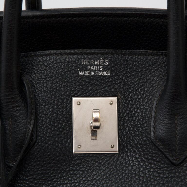 Hermes Black Birkin 35 Togo PHW ○ Labellov ○ Buy and Sell