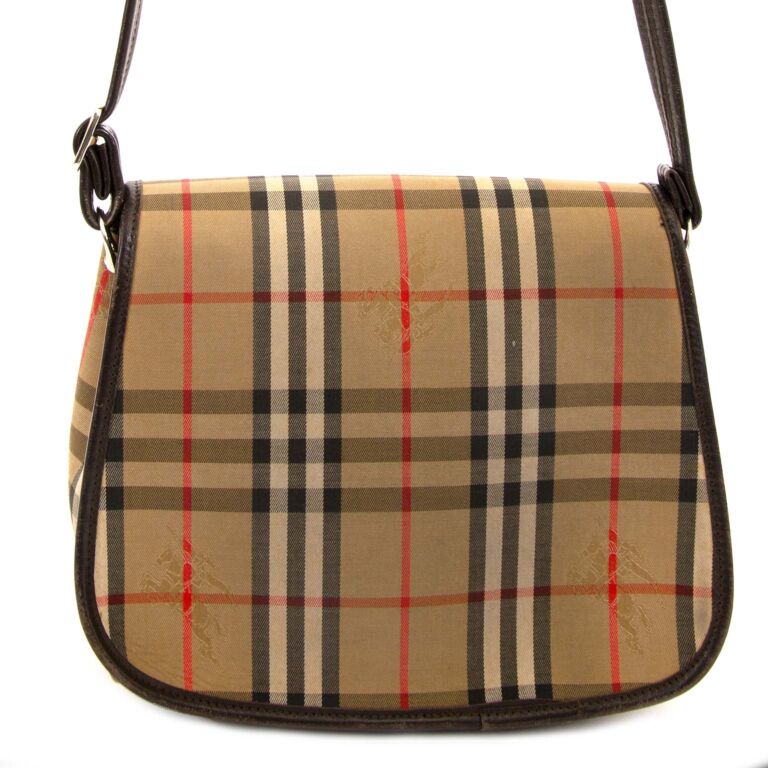 【関税込み】Burberry Crossbody bags burberry-checked-messenger-bag