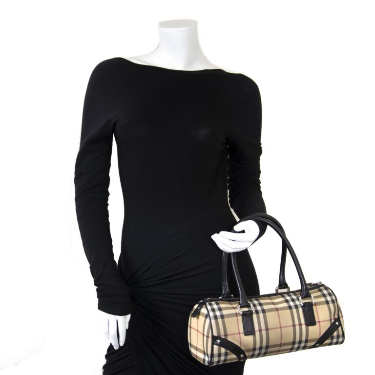 Burberry Check Top Handle Alma Bag ○ Labellov ○ Buy and Sell Authentic  Luxury