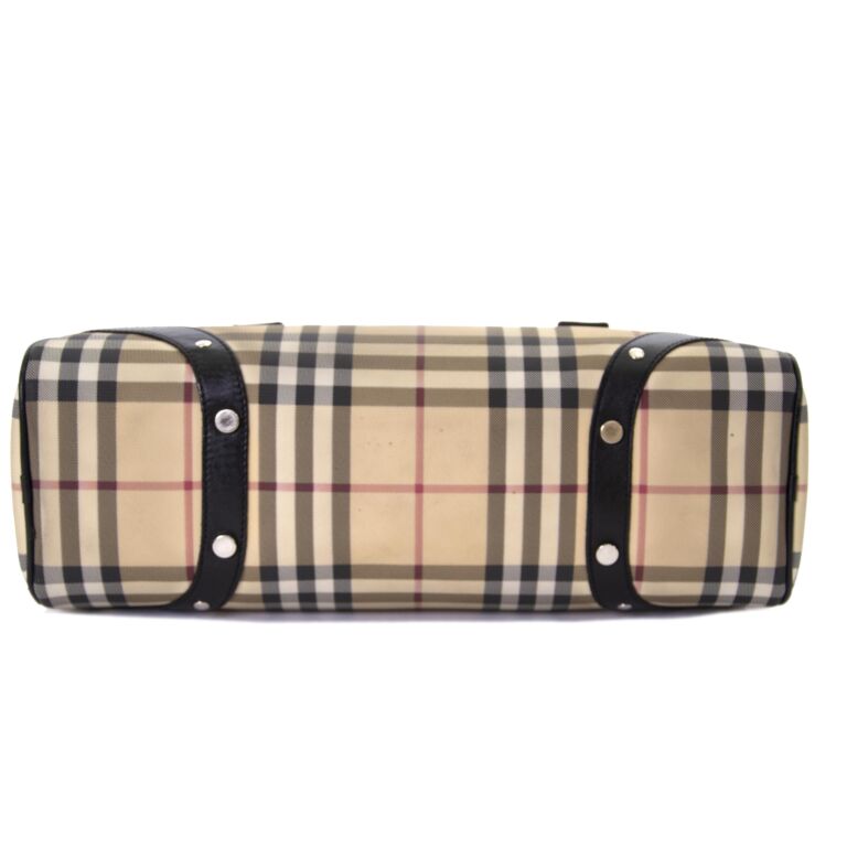 Burberry Check Top Handle Alma Bag ○ Labellov ○ Buy and Sell Authentic  Luxury