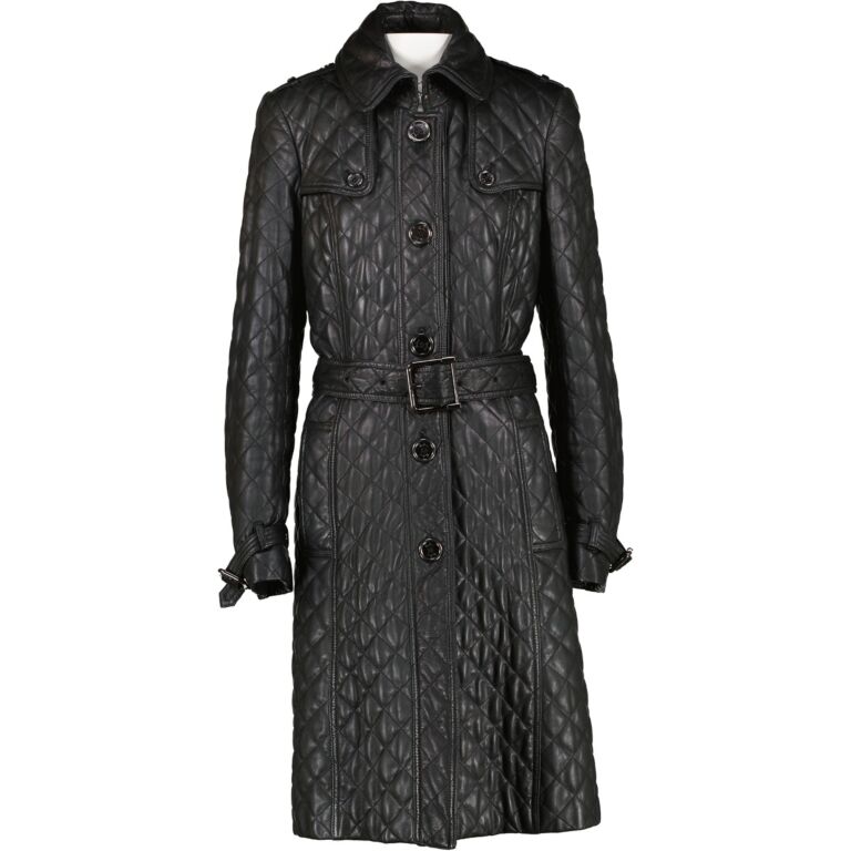 Burberry quilted outlet trench