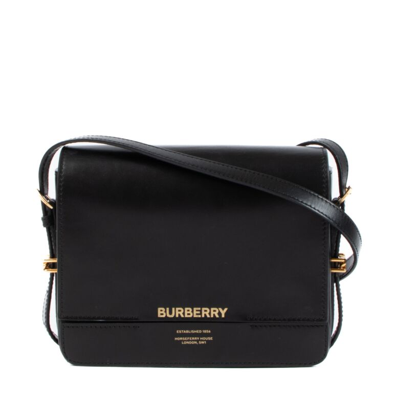 Burberry Black Small Grace Crossbody Bag ○ Labellov ○ Buy and Sell  Authentic Luxury
