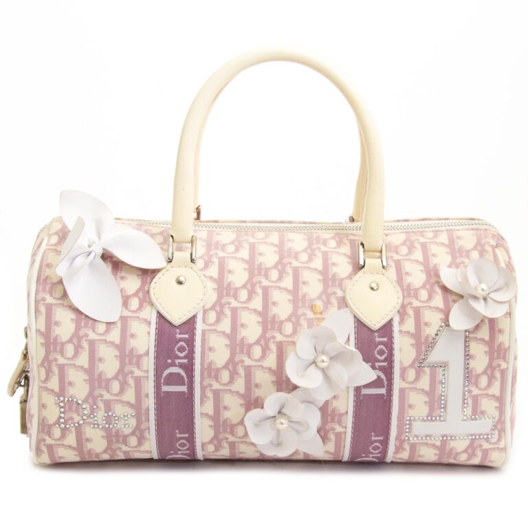 Pink monogram top bag