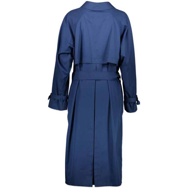 Burberry Blue Long Trench Coat Size M Labellov Buy and