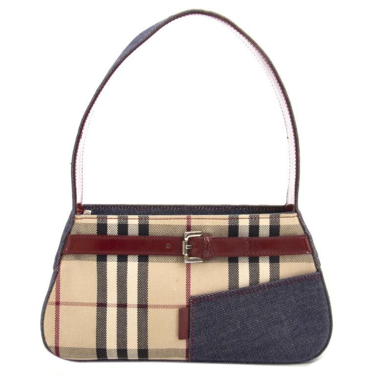 Burberry denim bag best sale