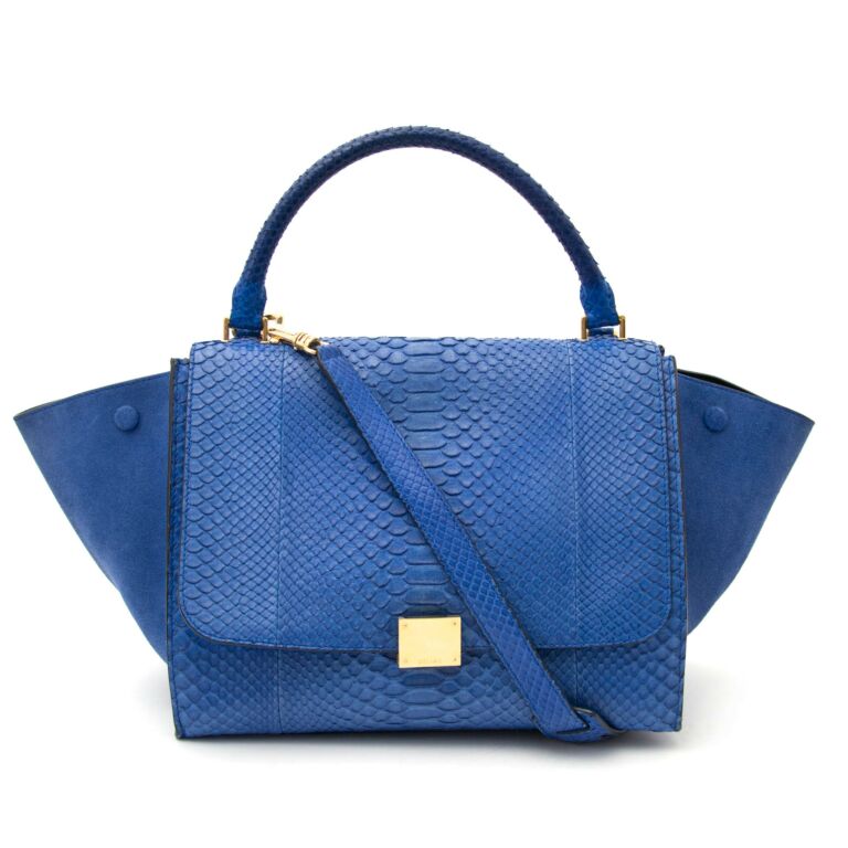 Celine python trapeze bag 2025