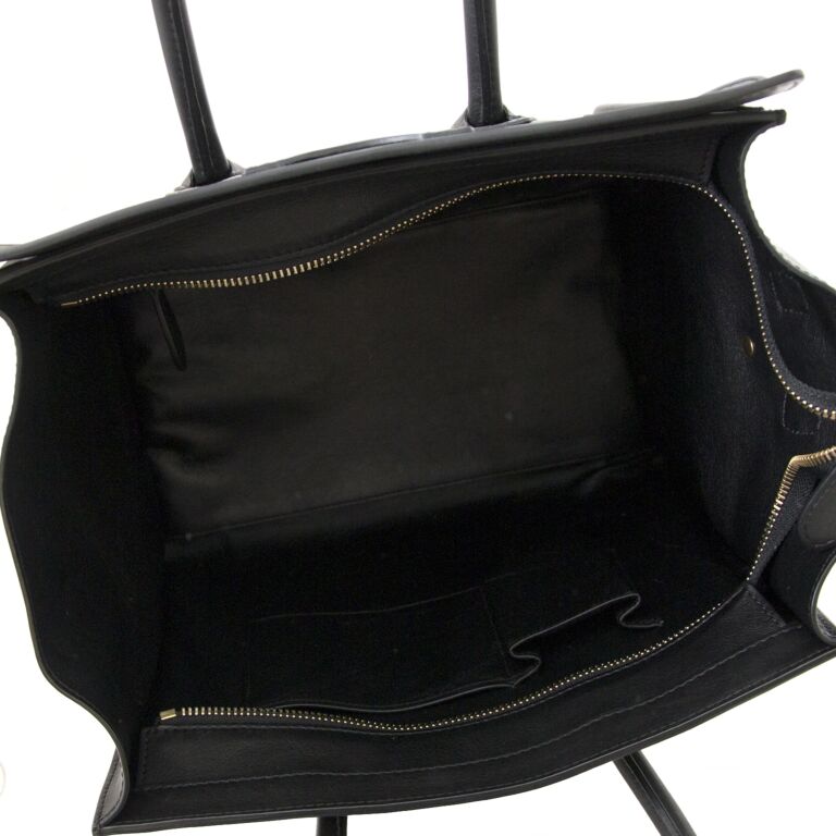 Céline Black Luggage Handbag ○ Labellov ○ Buy and Sell Authentic
