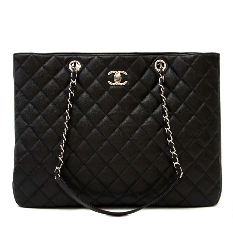 chanel black big bag