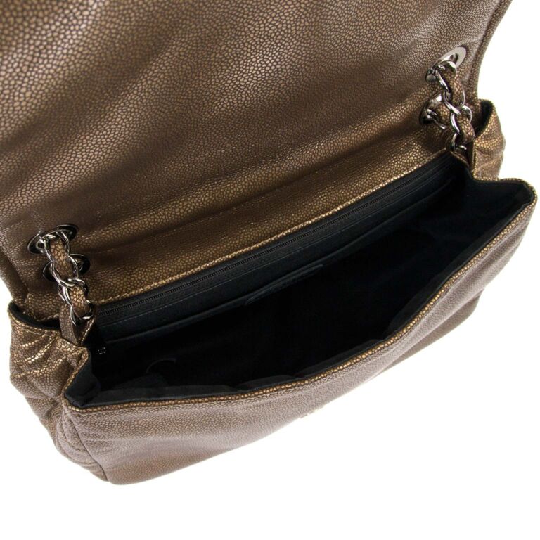 Bonhams Chanel a Beige Caviar Leather CC Shoulder Bag 200506 includes serial sticker authenticity card and dust bag #65 Bonhams Chanel a Beige Caviar Leather CC Shoulder Bag 200506 includes serial sticker authenticity card and dust bag