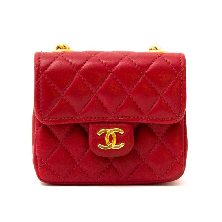 Chanel Micro Bag Charm - Red Mini Bags, Handbags - CHA974906