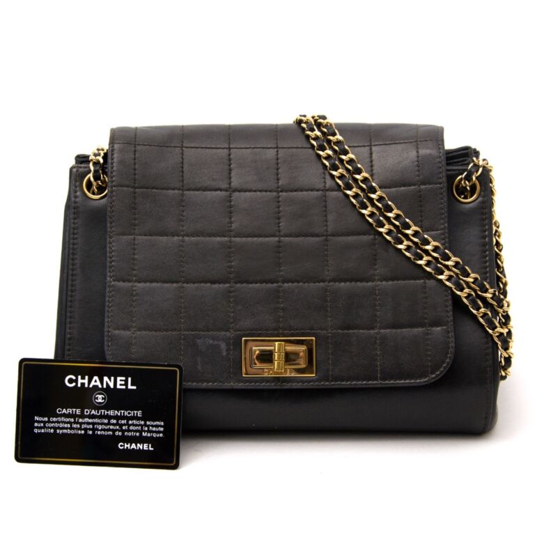 Chanel Gray Reissue Accordion Flap Bag