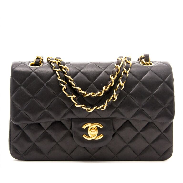 Chanel 2.55 Black Classic Double Flap Bag ○ Labellov ○ Buy and