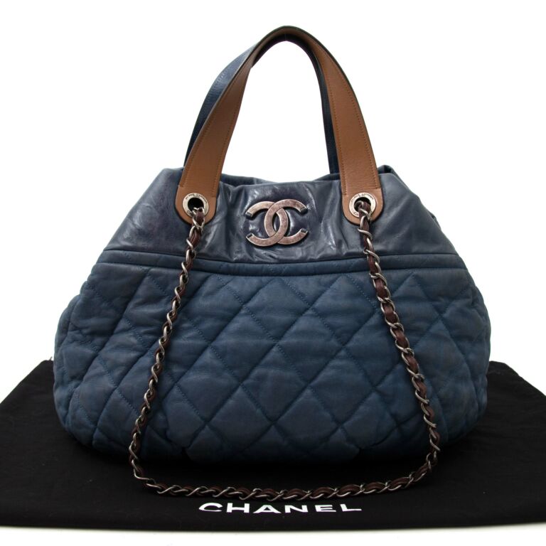Chanel 'In The Mix' Jeans Blue Large Tote ○ Labellov ○ Buy and Sell  Authentic Luxury