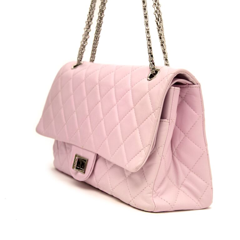 Chanel Classic Flap Bag Medium in Rose Clair Pink 22K Lambskin