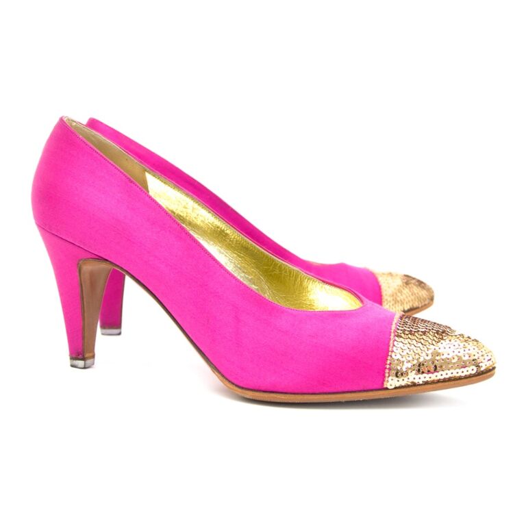 Chanel Pink Pumps ○ Labellov ○ Buy and Sell Authentic Luxury