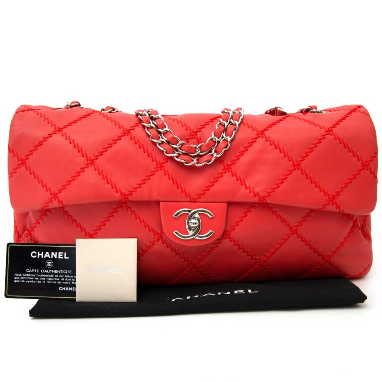 Chanel Vibrant Red East West Ultra Stitch Flap Bag ○ Labellov ○ Buy and Sell  Authentic Luxury