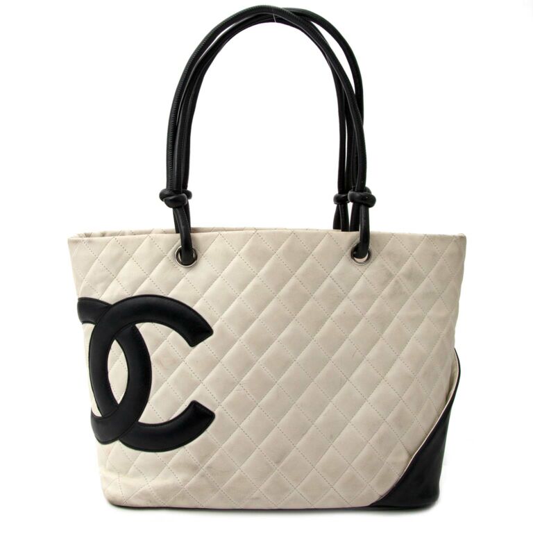 Chanel Cambon Ligne White Large Tote ○ Labellov ○ Buy and Sell Authentic  Luxury